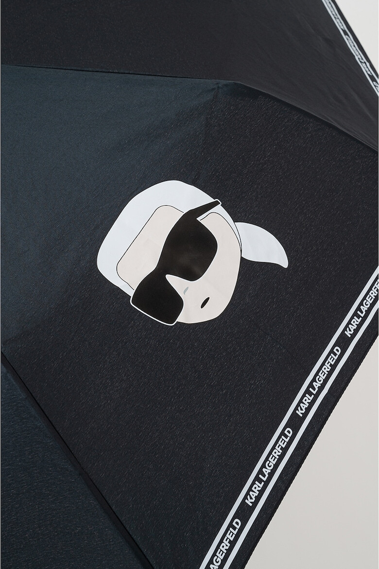 Karl Lagerfeld Чадър Ikon с лого - Pepit.bg