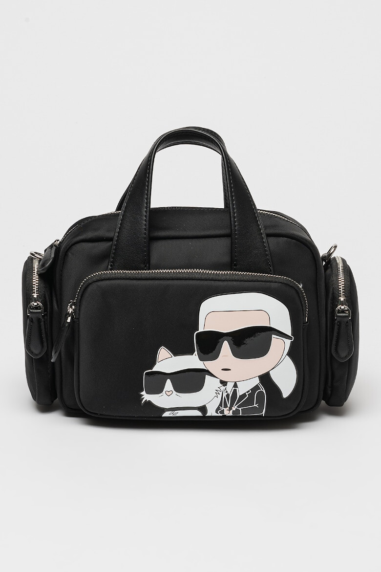 Karl Lagerfeld Чанта през рамо Ikonik с лого - Pepit.bg