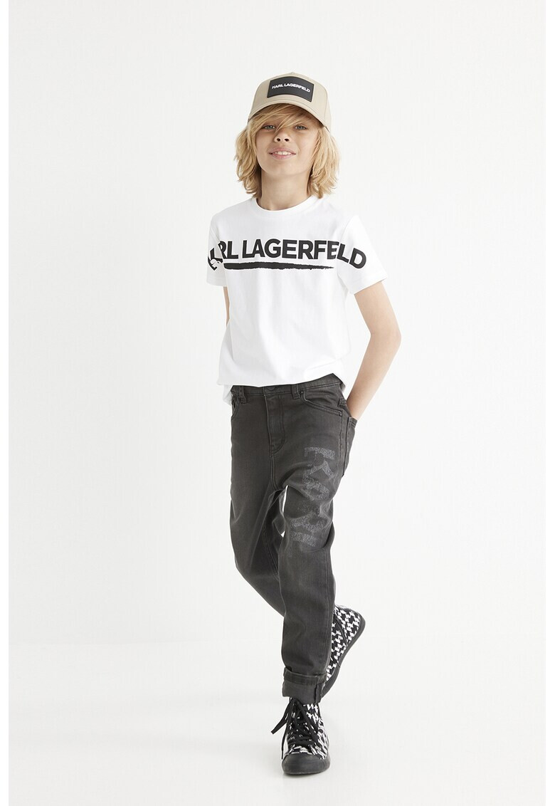KARL LAGERFELD KIDS Дънки с лого - Pepit.bg