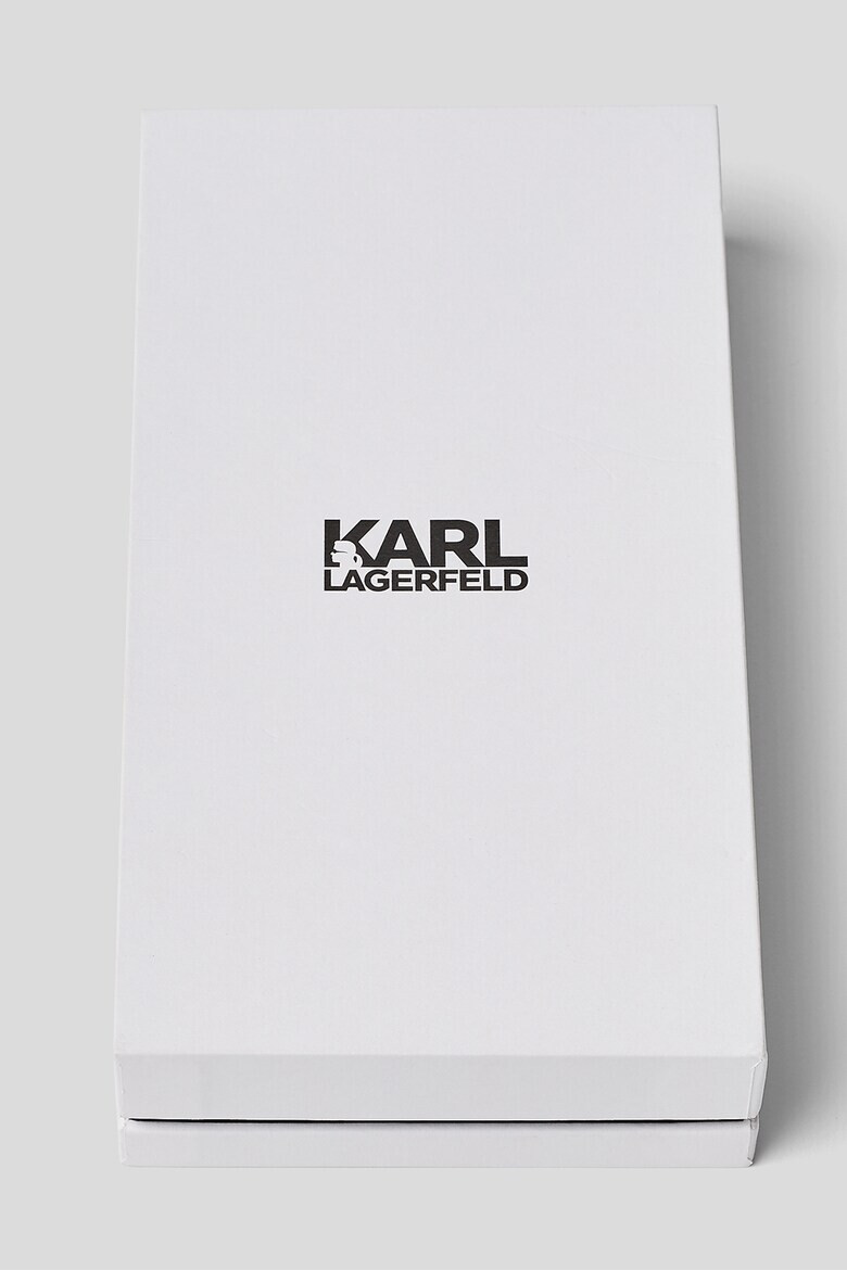 Karl Lagerfeld Двуредово колие със стъклени перли - Pepit.bg