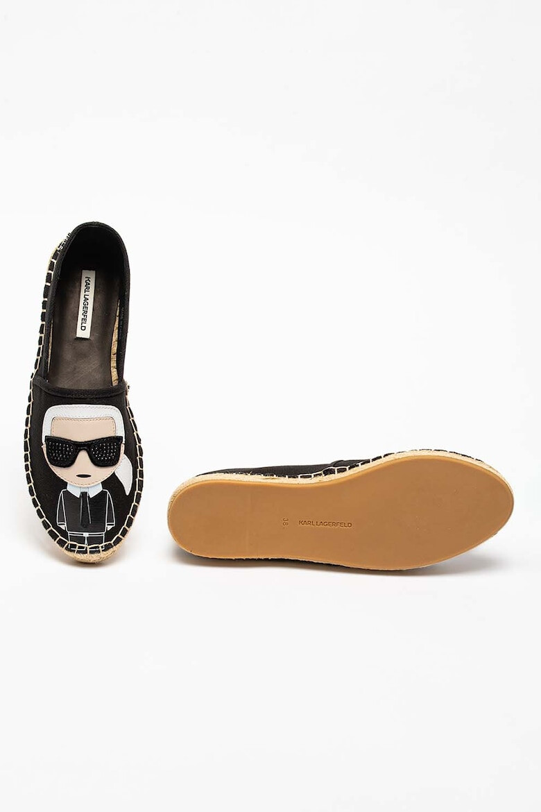 Karl Lagerfeld Еспадрили Kamini с лого - Pepit.bg