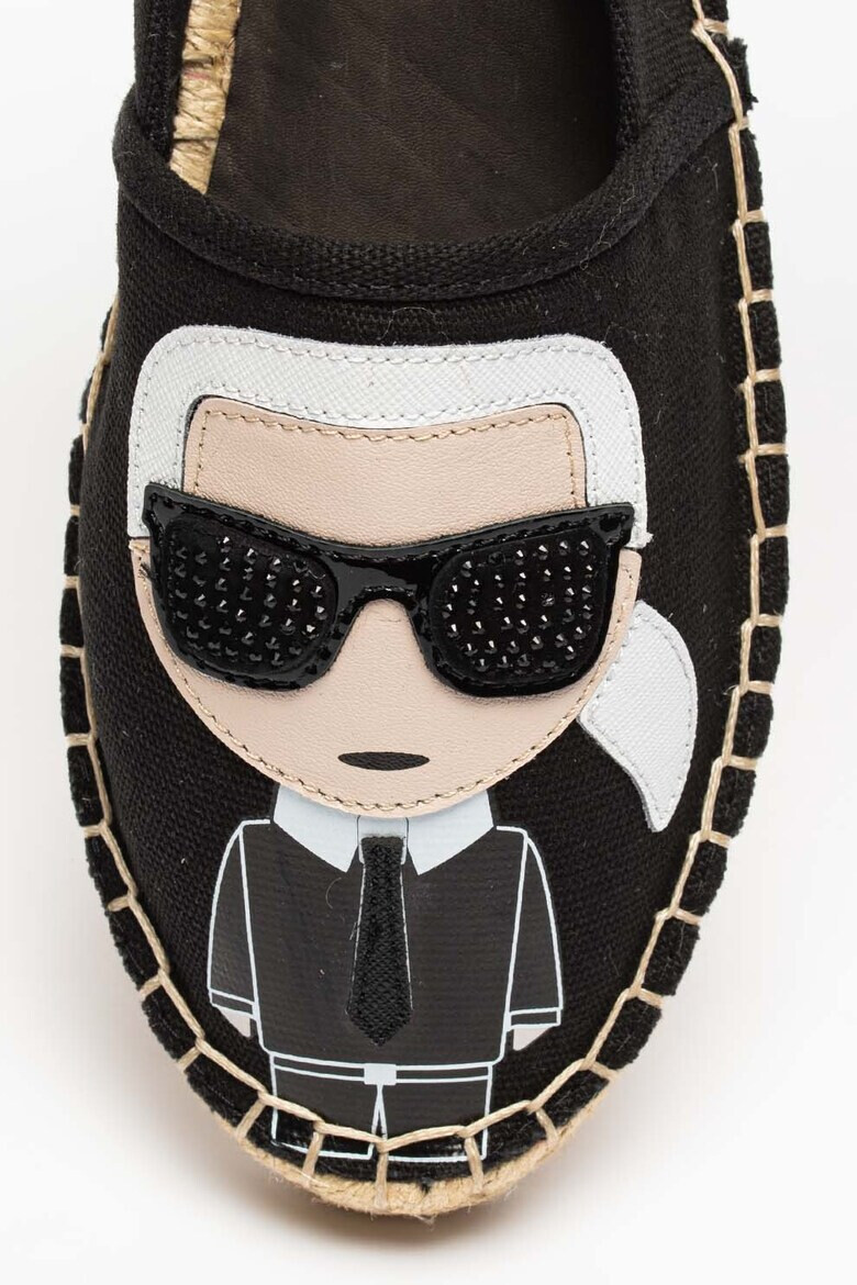 Karl Lagerfeld Еспадрили Kamini с лого - Pepit.bg