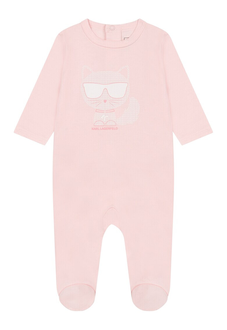 KARL LAGERFELD KIDS Гащеризон тип ританки с лого - Pepit.bg