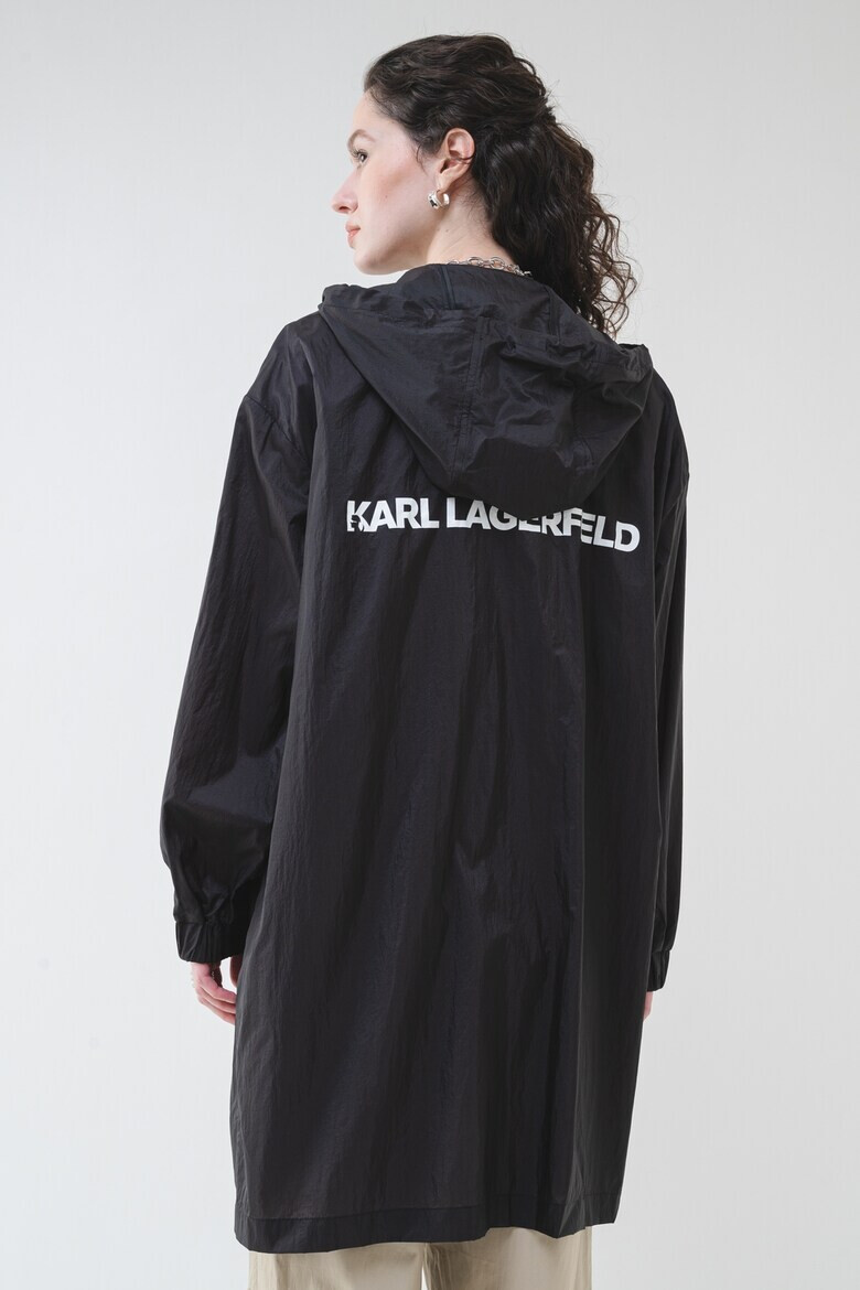 Karl Lagerfeld Яке с лого - Черен - Pepit.bg
