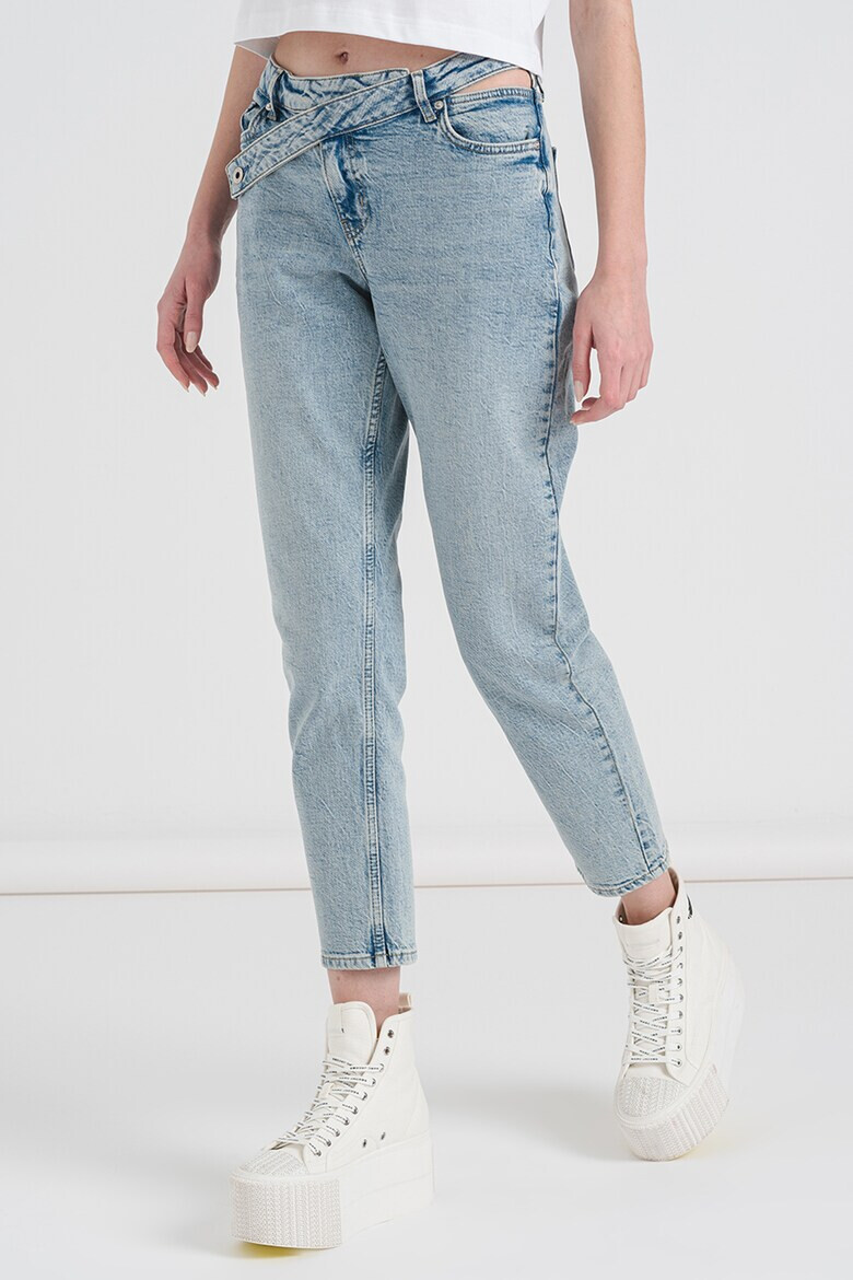 KARL LAGERFELD JEANS Дънки Mom деграде - Pepit.bg