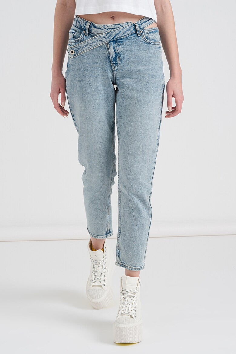 KARL LAGERFELD JEANS Дънки Mom деграде - Pepit.bg