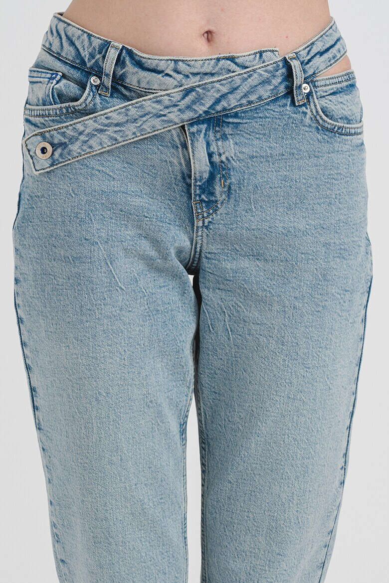 KARL LAGERFELD JEANS Дънки Mom деграде - Pepit.bg