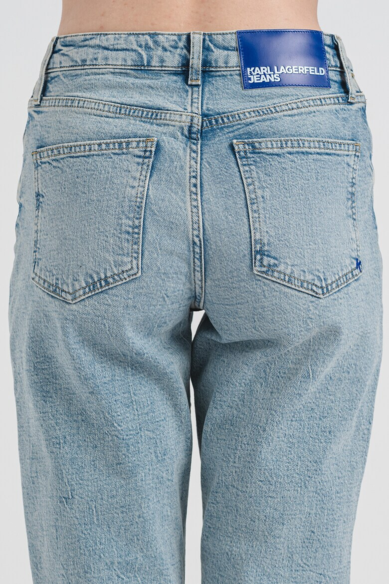 KARL LAGERFELD JEANS Дънки Mom деграде - Pepit.bg