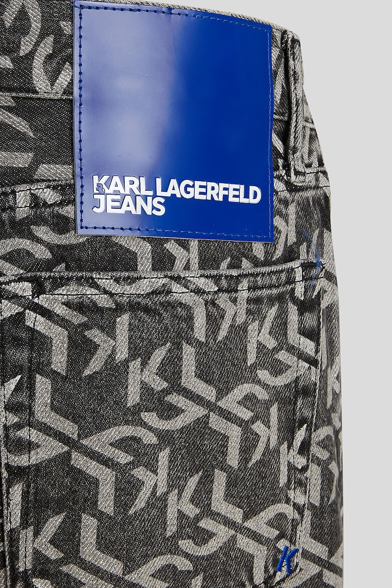 KARL LAGERFELD JEANS Дънки от органичен памук с монограми - Pepit.bg