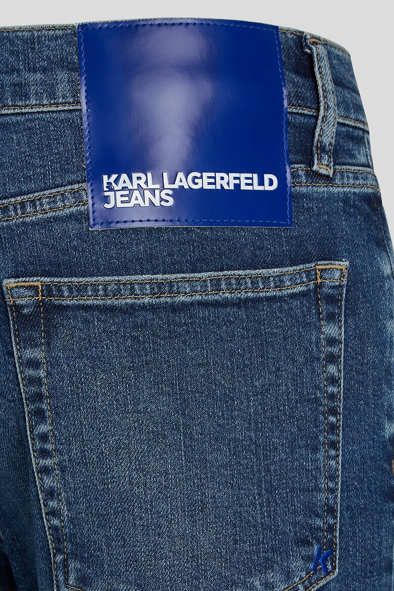 KARL LAGERFELD JEANS Дънки с органичен памук със средна талия - Pepit.bg