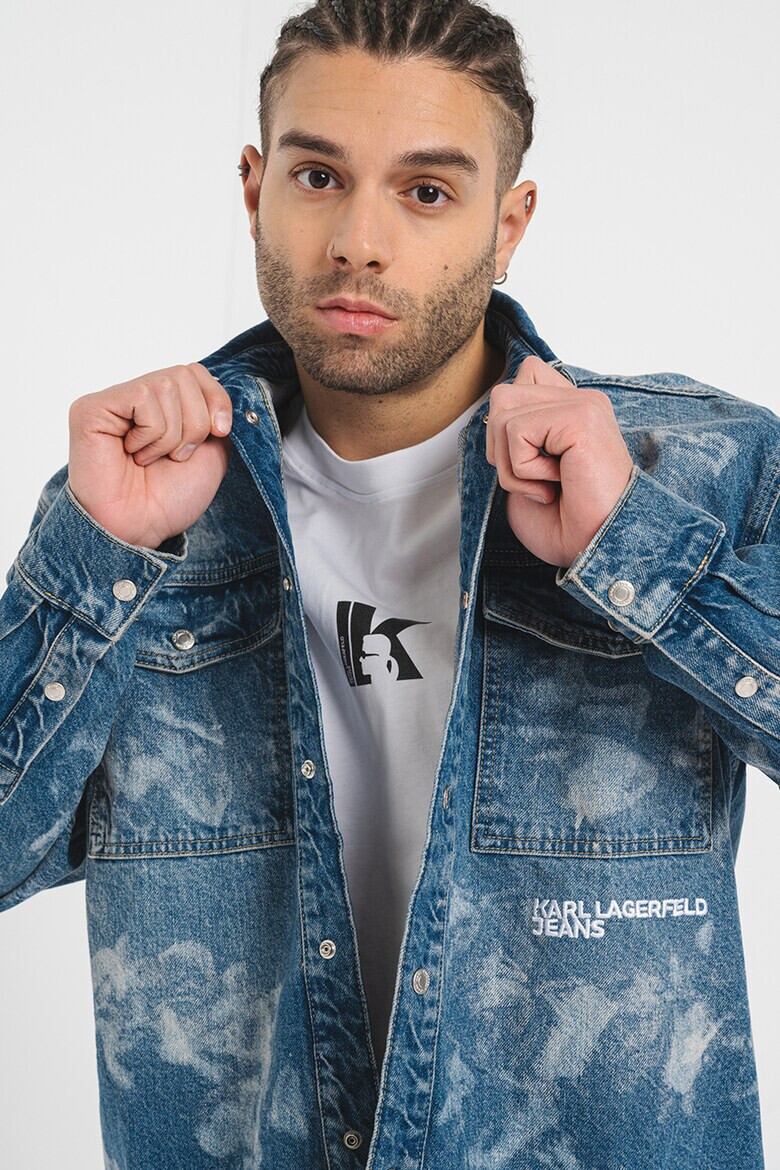 KARL LAGERFELD JEANS Дънков шакет Bleached - Pepit.bg