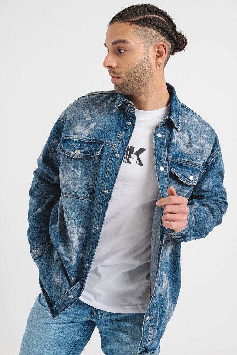 KARL LAGERFELD JEANS Дънков шакет Bleached - Pepit.bg