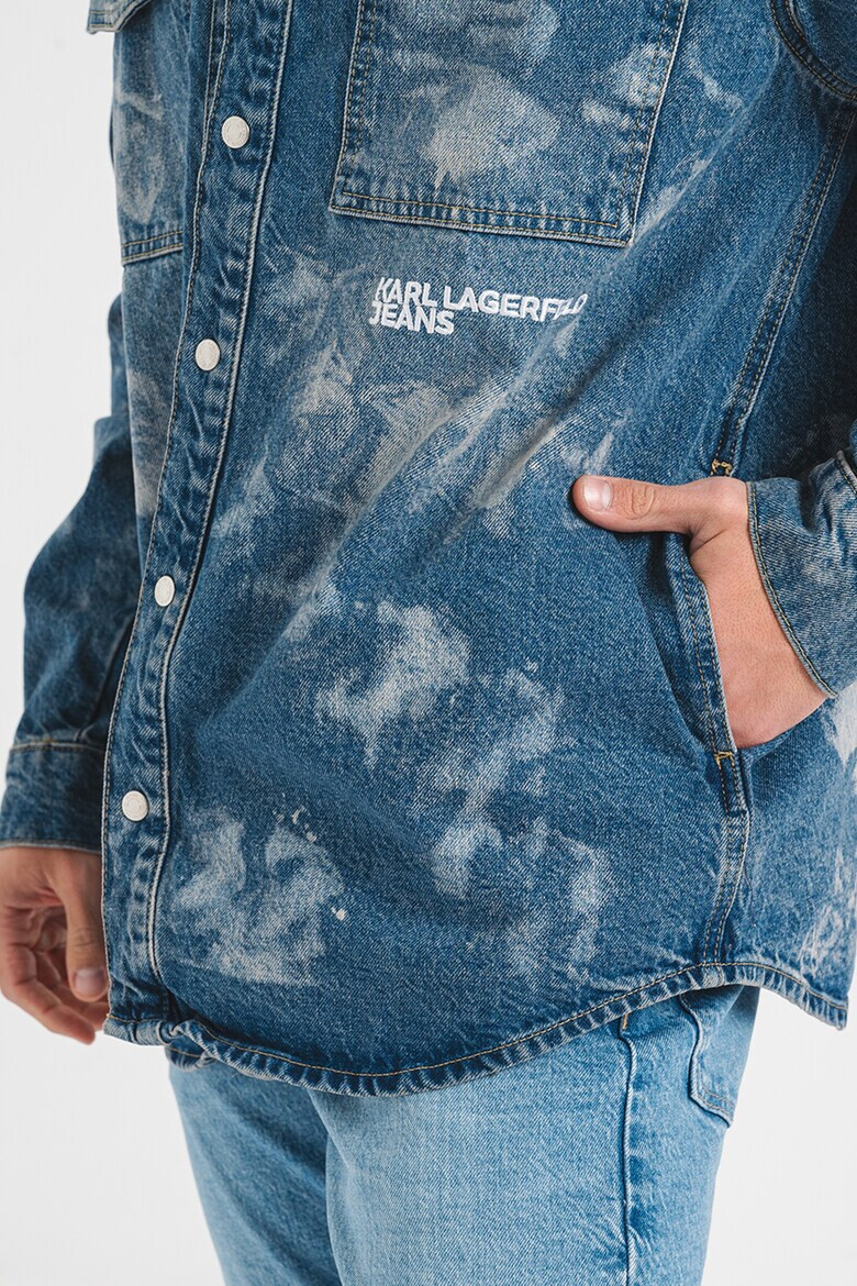 KARL LAGERFELD JEANS Дънков шакет Bleached - Pepit.bg
