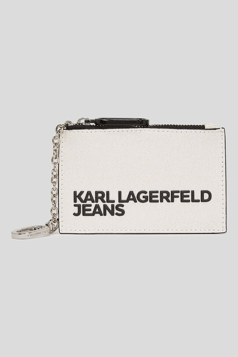 KARL LAGERFELD JEANS Калъф за карти с верижка - Pepit.bg