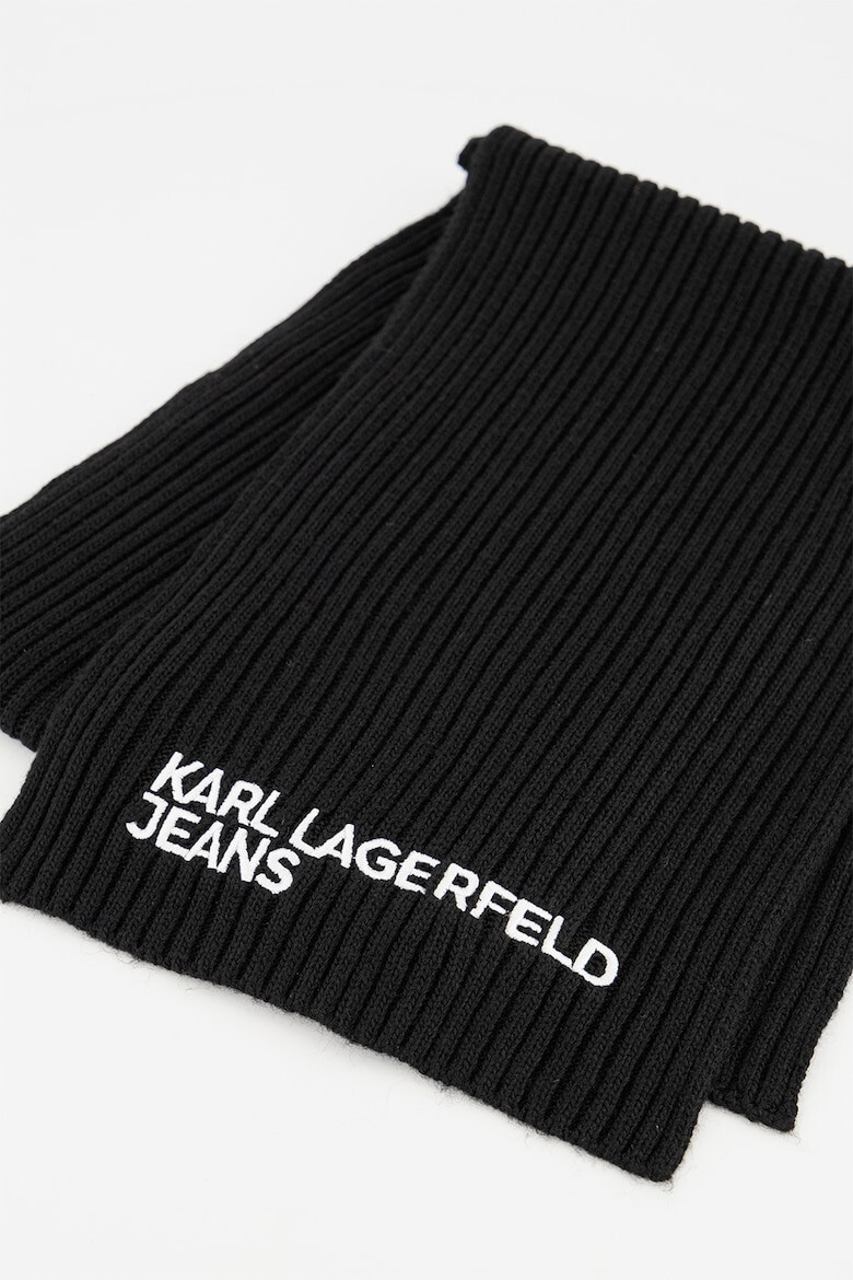 KARL LAGERFELD JEANS Кръгъл шал Essential с лого - Pepit.bg