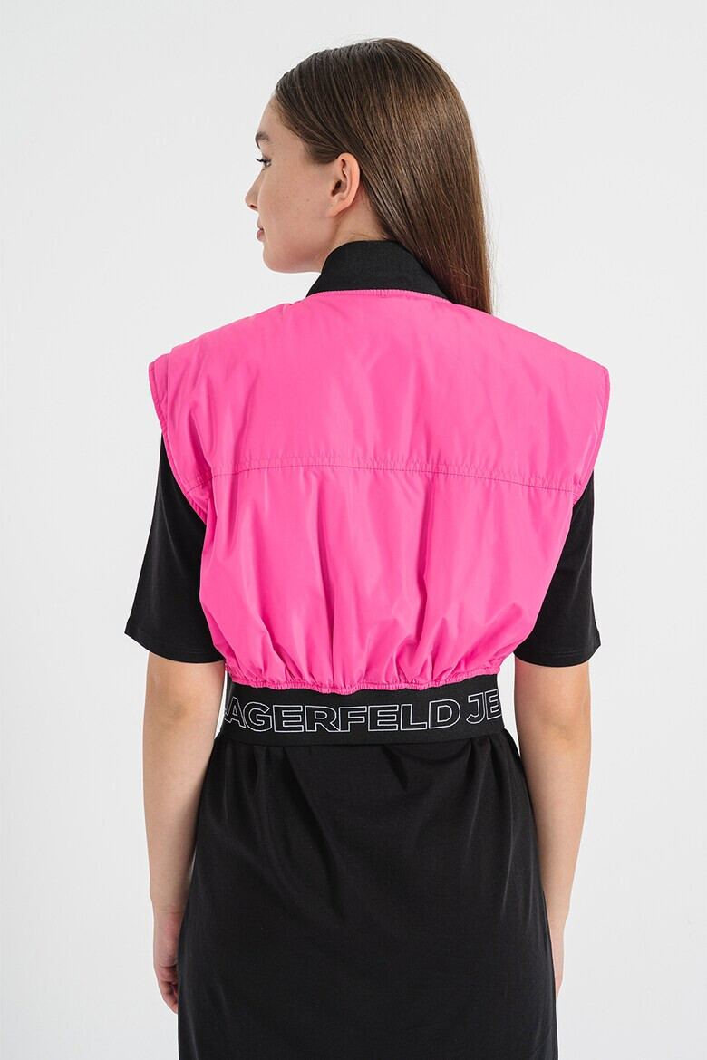 KARL LAGERFELD JEANS Къс елек с цип - Pepit.bg