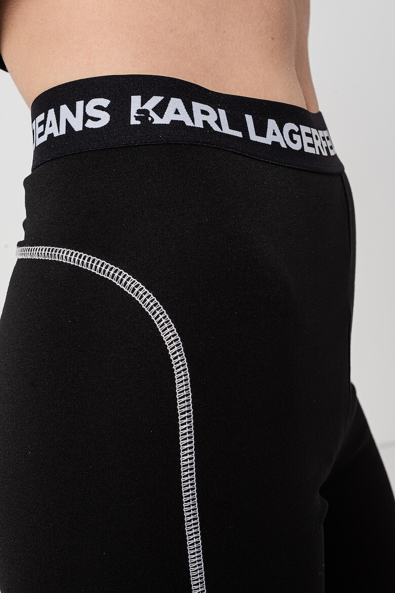 KARL LAGERFELD JEANS Къс клин с контрастни шевове - Pepit.bg