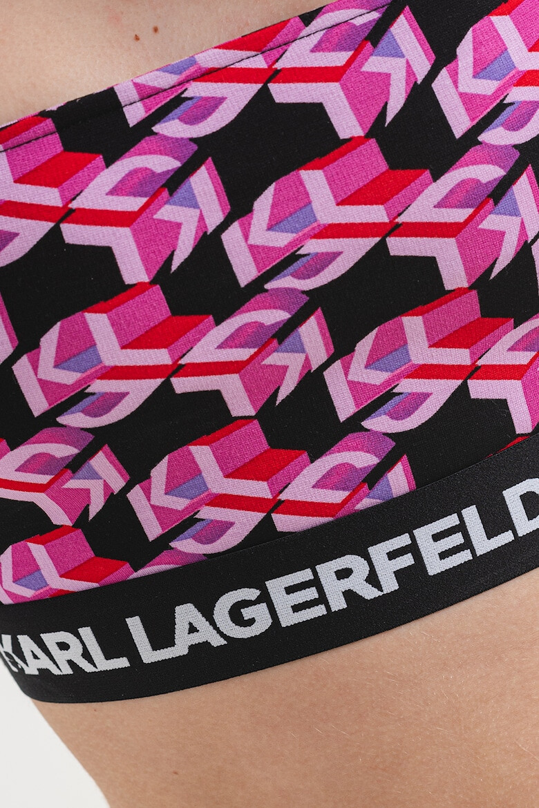 KARL LAGERFELD JEANS Къс топ с лого - Pepit.bg