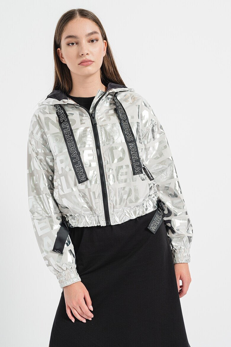 KARL LAGERFELD JEANS Късо яке с монограм - Pepit.bg