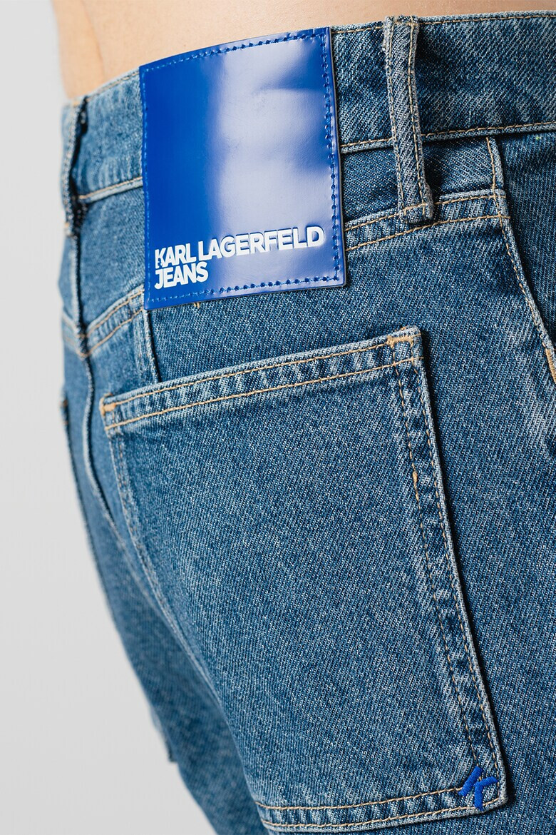 KARL LAGERFELD JEANS Прав панталон карго - Син - Pepit.bg