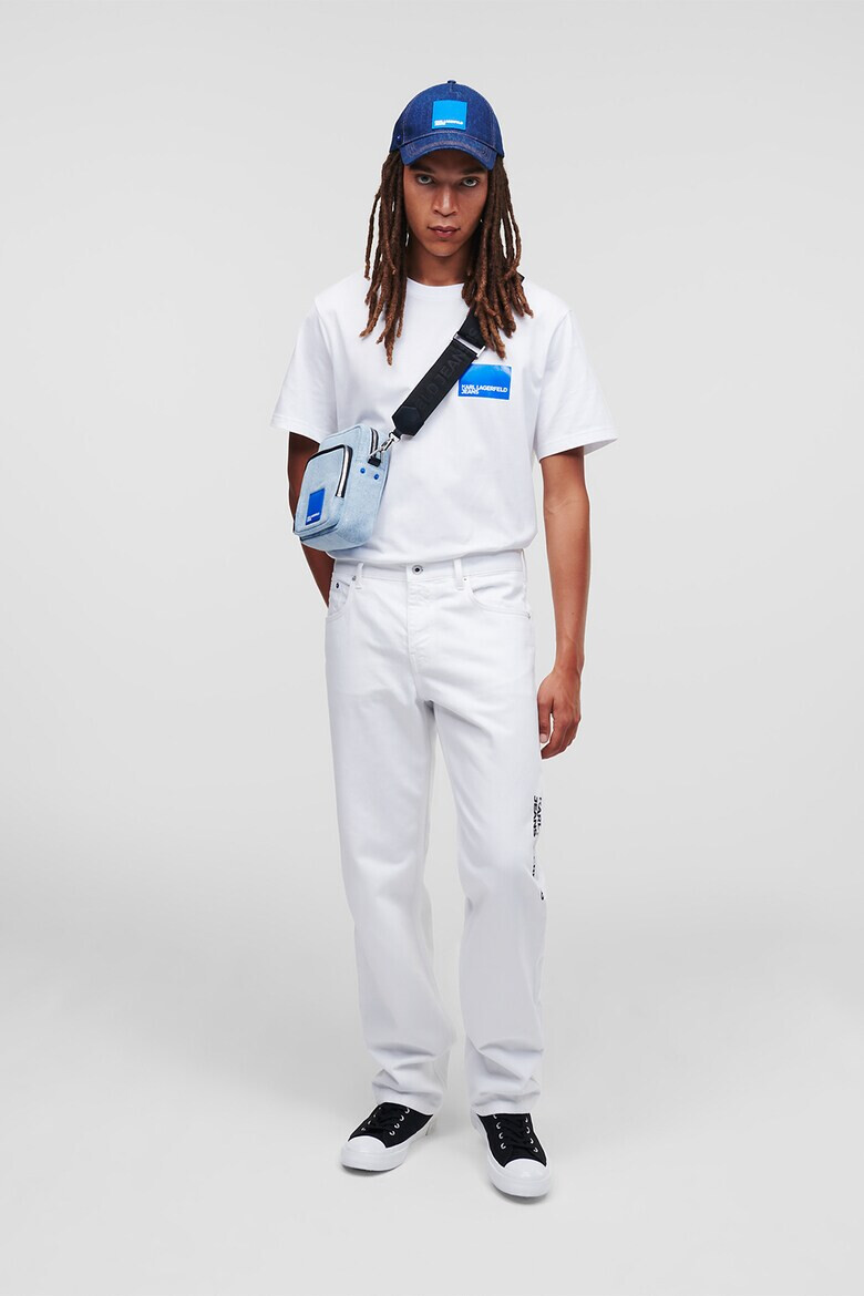 KARL LAGERFELD JEANS Прави дънки с лого - Pepit.bg
