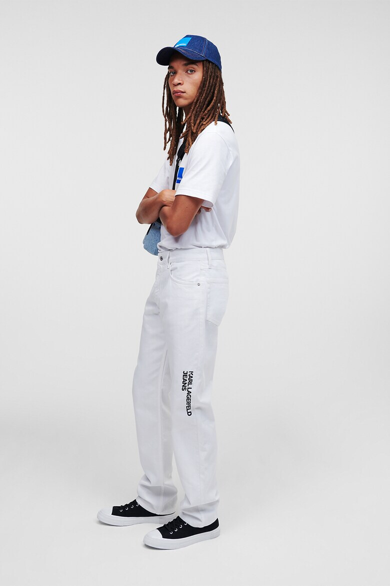 KARL LAGERFELD JEANS Прави дънки с лого - Pepit.bg