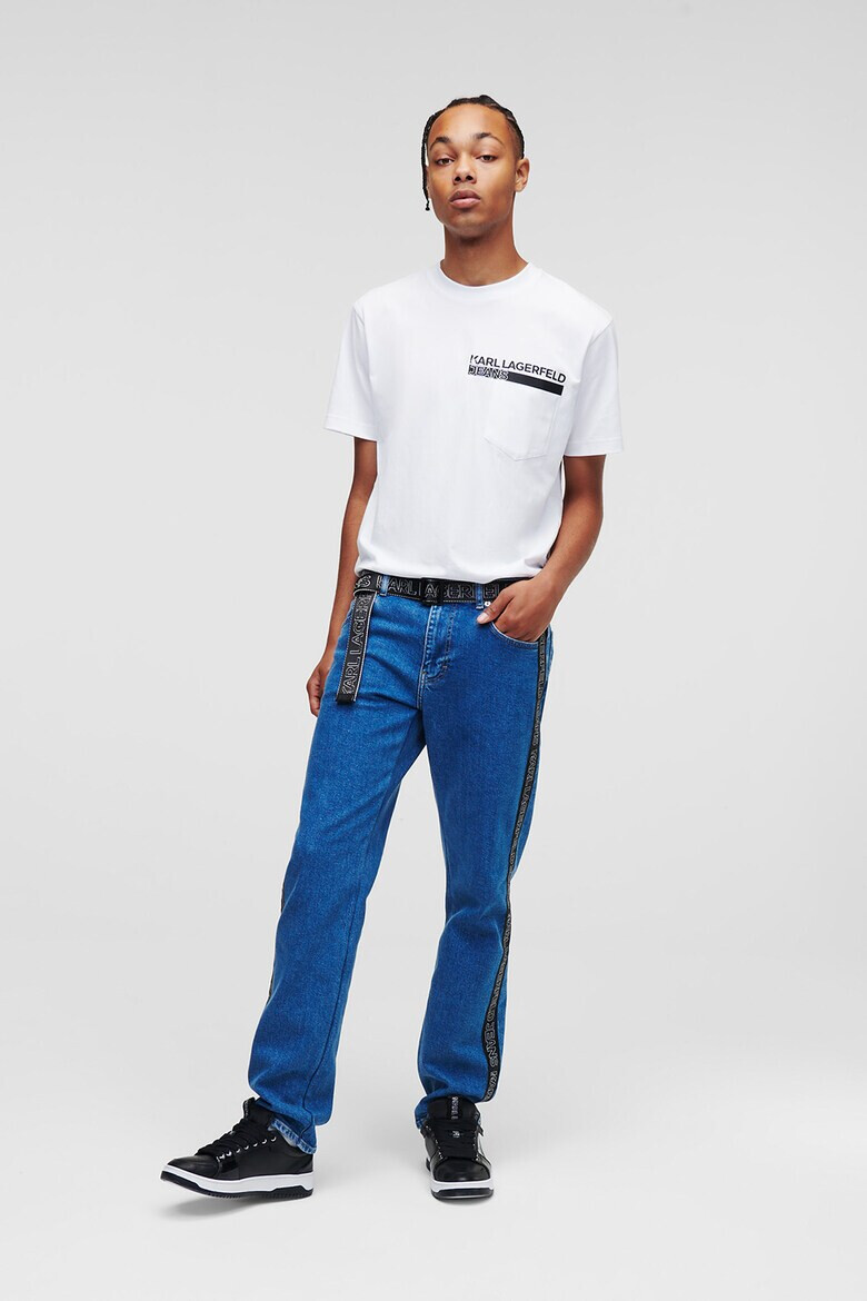 KARL LAGERFELD JEANS Прави дънки с лого - Pepit.bg