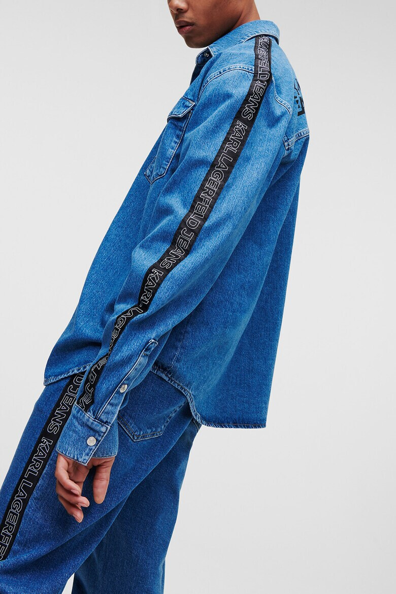 KARL LAGERFELD JEANS Прави дънки с лого - Pepit.bg