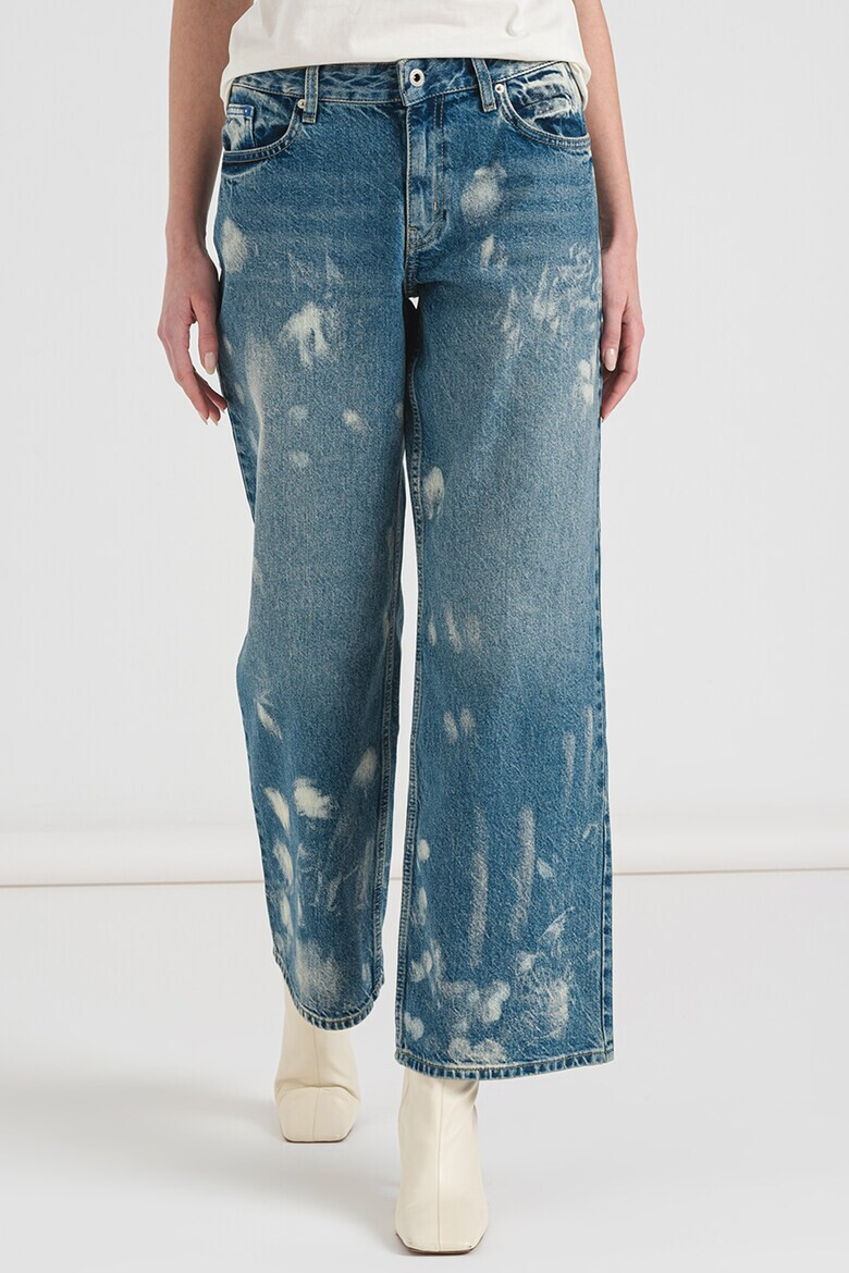 KARL LAGERFELD JEANS Широки дънки деграде - Pepit.bg