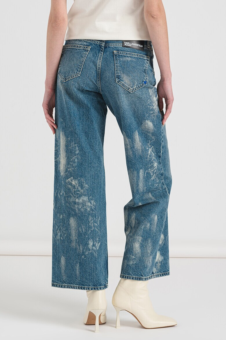 KARL LAGERFELD JEANS Широки дънки деграде - Pepit.bg