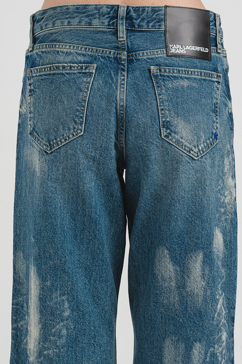 KARL LAGERFELD JEANS Широки дънки деграде - Pepit.bg