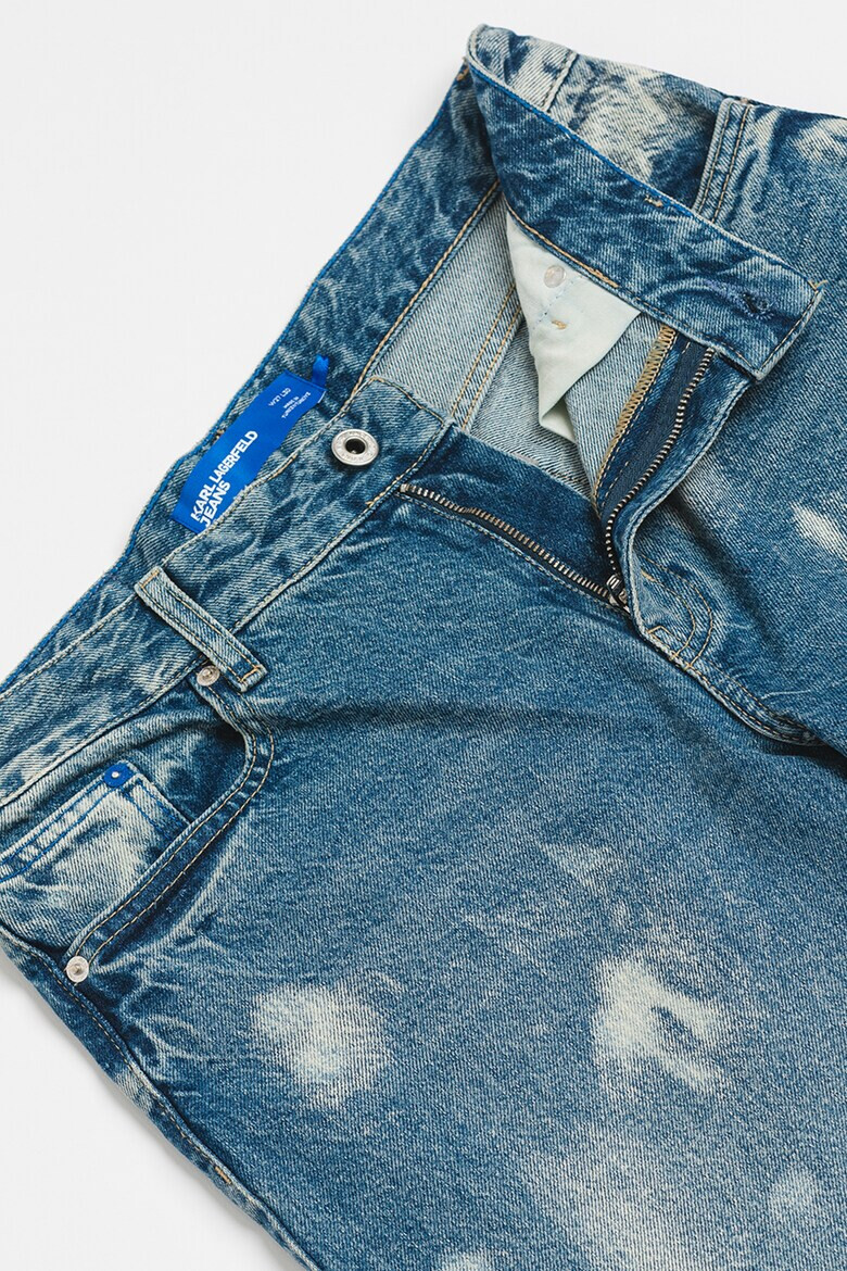 KARL LAGERFELD JEANS Широки дънки деграде - Pepit.bg