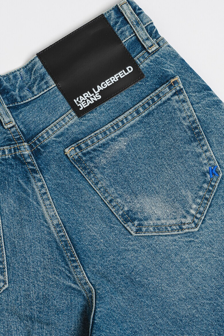 KARL LAGERFELD JEANS Широки дънки деграде - Pepit.bg