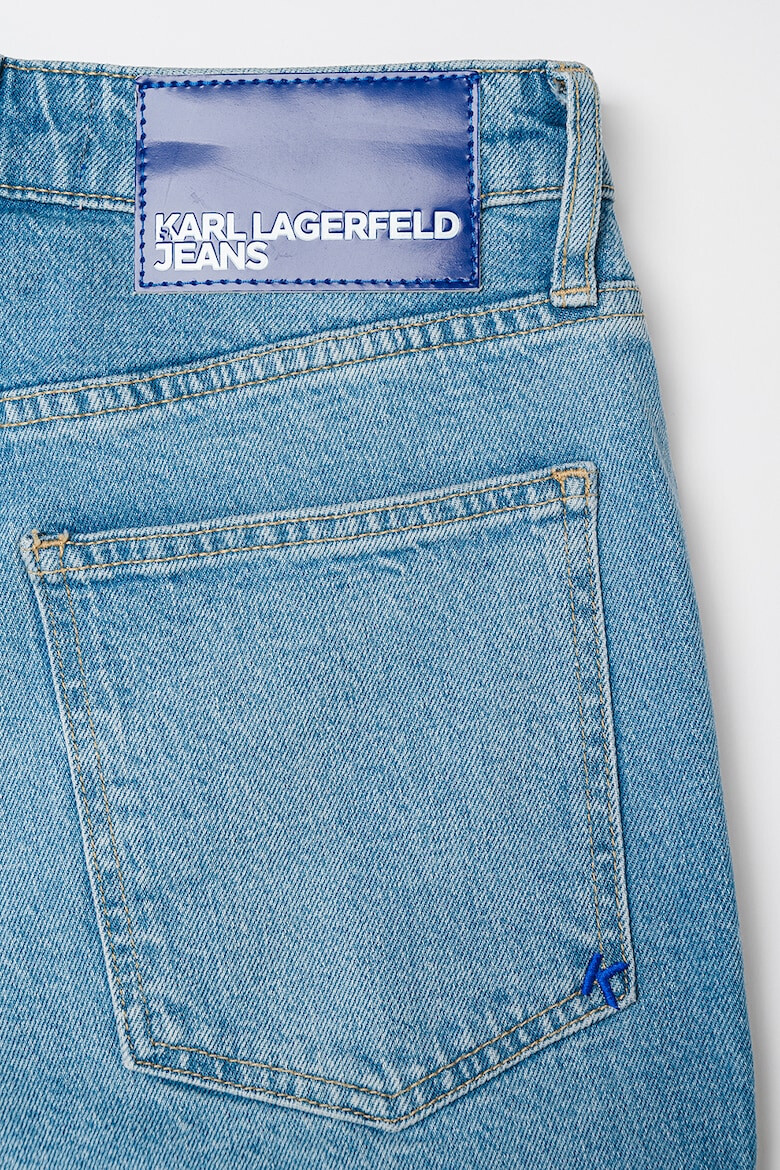 KARL LAGERFELD JEANS Скосени дънки деграде - Pepit.bg