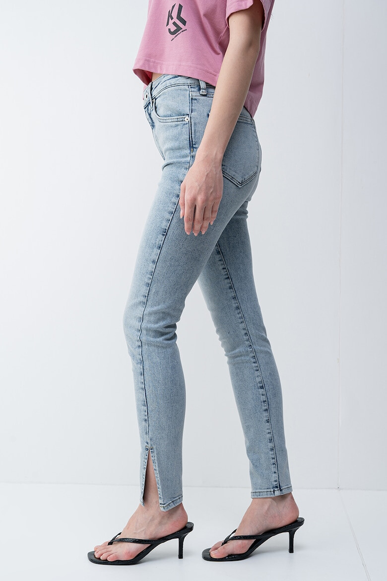 KARL LAGERFELD JEANS Слим дънки - Светлосин меланж - Pepit.bg