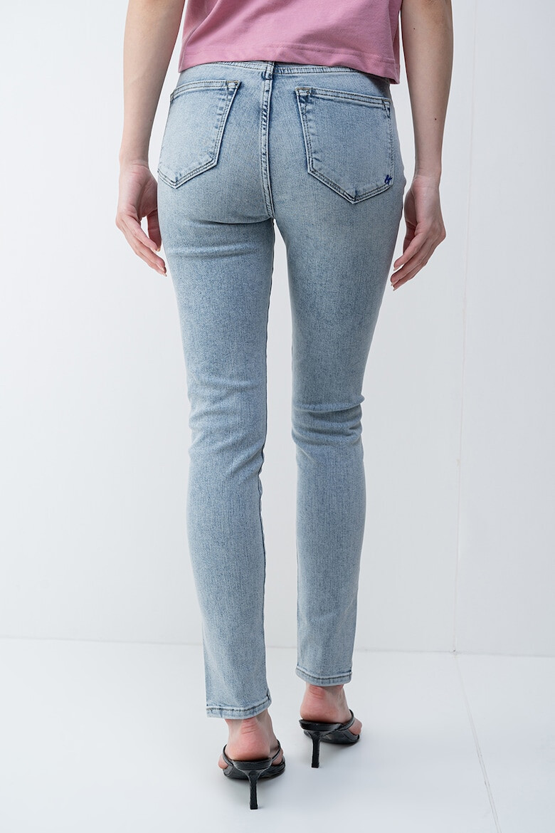 KARL LAGERFELD JEANS Слим дънки - Светлосин меланж - Pepit.bg