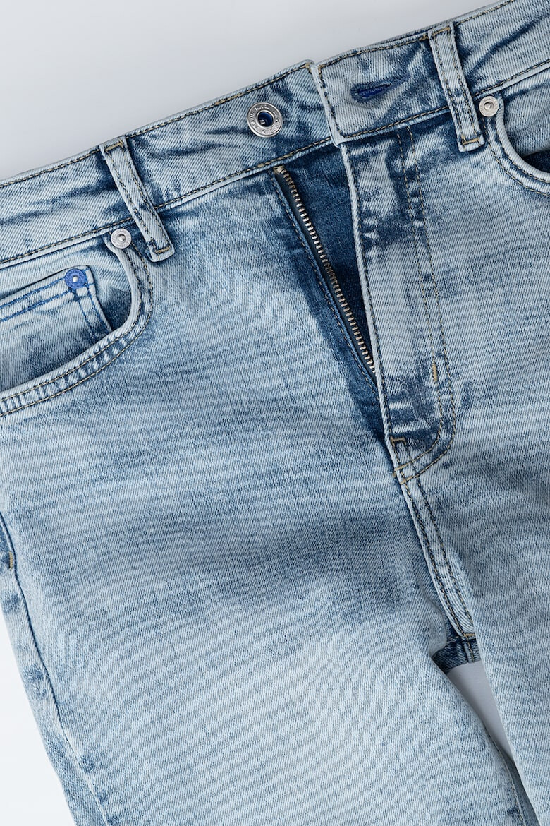 KARL LAGERFELD JEANS Слим дънки - Светлосин меланж - Pepit.bg