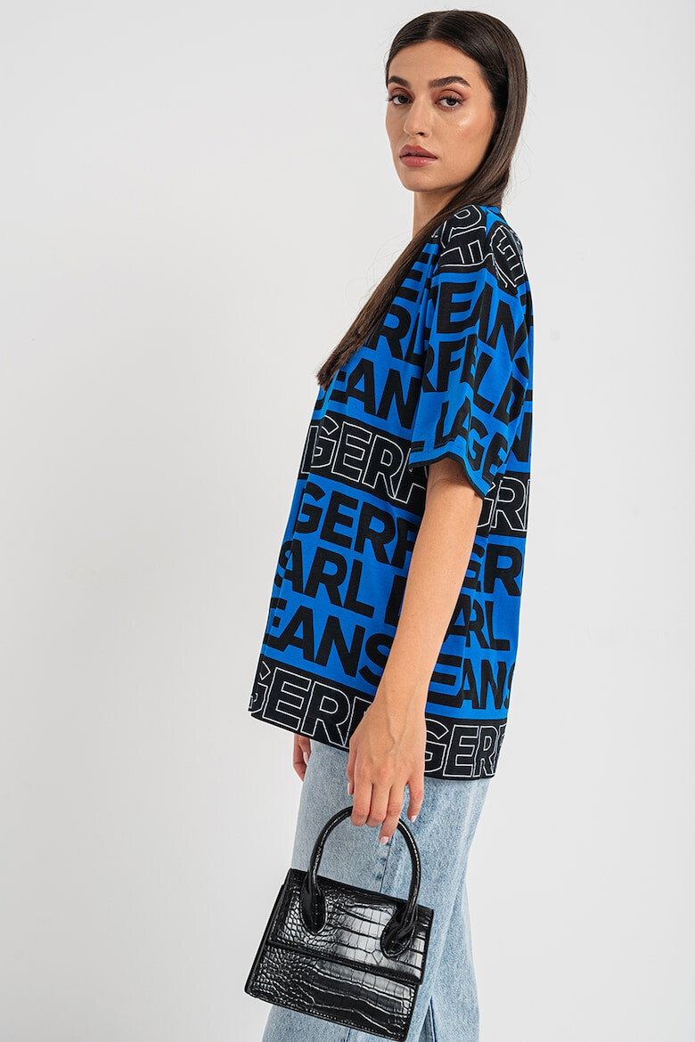 KARL LAGERFELD JEANS Тениска с лого - Pepit.bg
