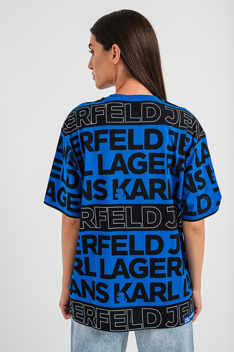KARL LAGERFELD JEANS Тениска с лого - Pepit.bg