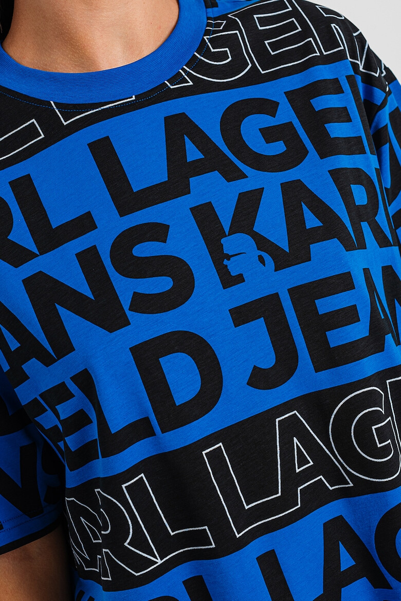 KARL LAGERFELD JEANS Тениска с лого - Pepit.bg