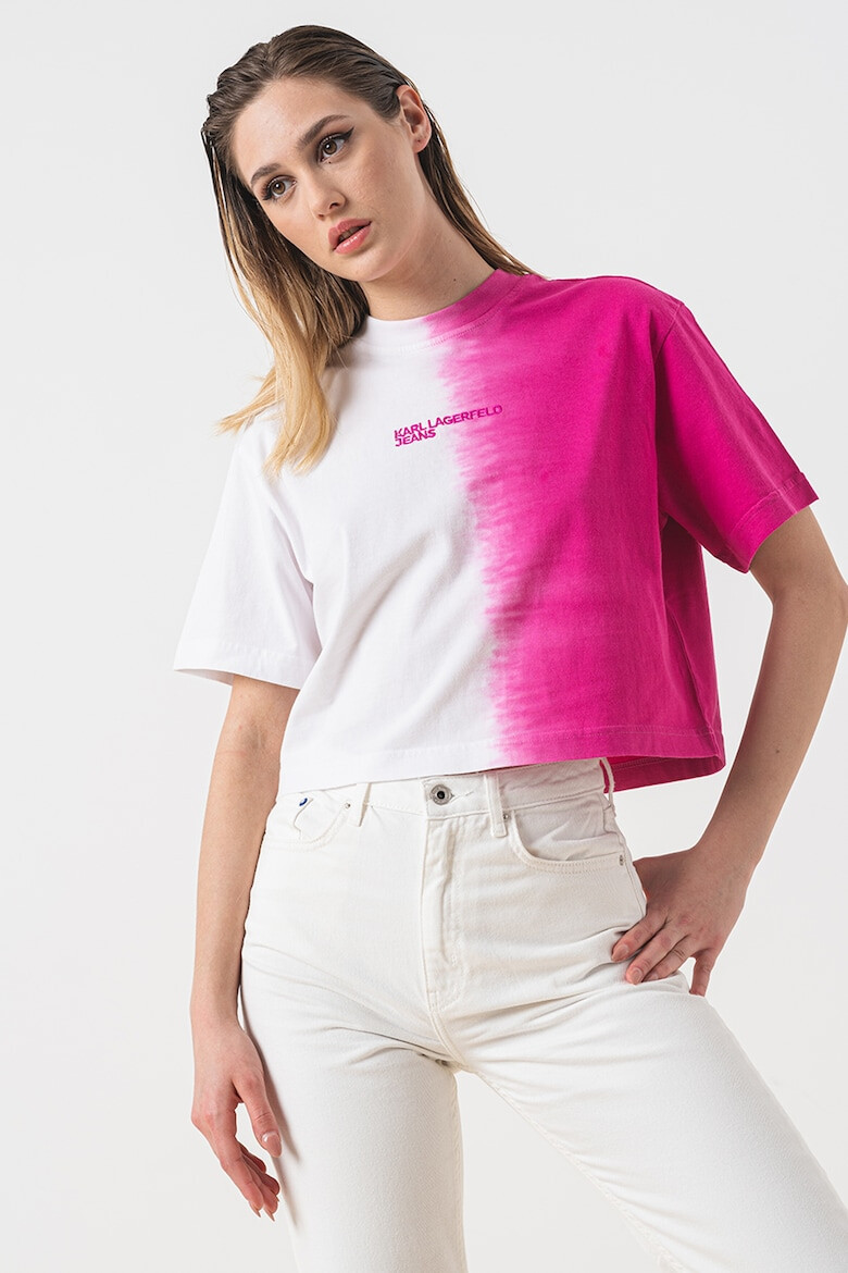 KARL LAGERFELD JEANS Тениска с лого - Pepit.bg