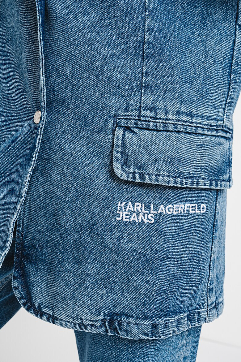 KARL LAGERFELD JEANS Уголемено яке от деним - Pepit.bg