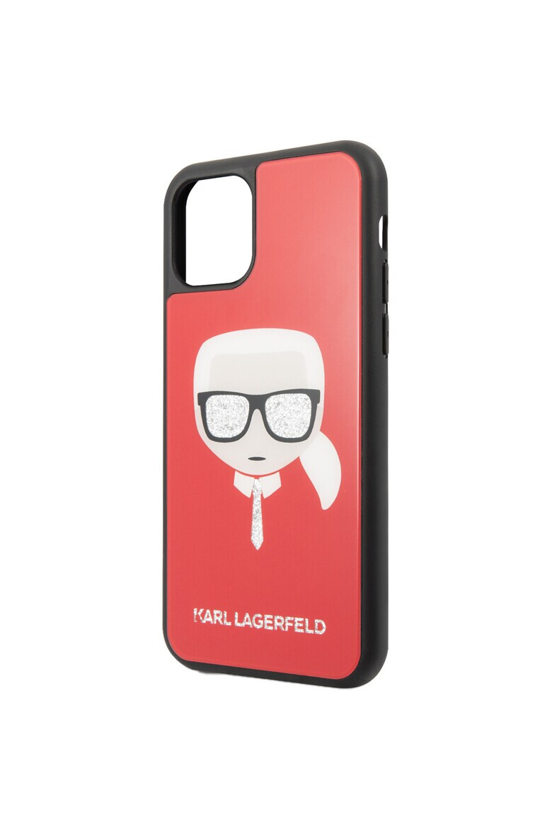 Karl Lagerfeld Калъф Glitter Layers за iPhone 11 Pro - Red - Pepit.bg