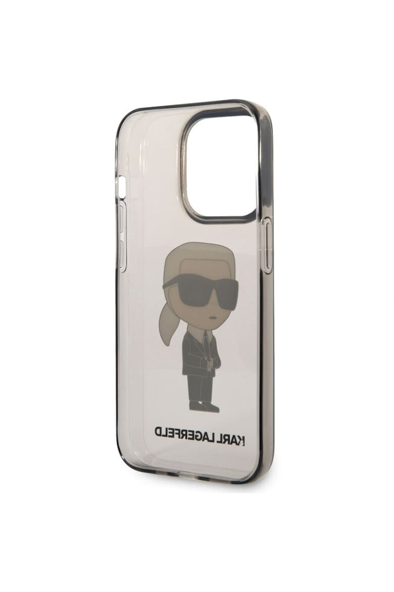 Karl Lagerfeld Калъф IML Ikonik NFT - За iPhone 14 Pro - Черен - Pepit.bg