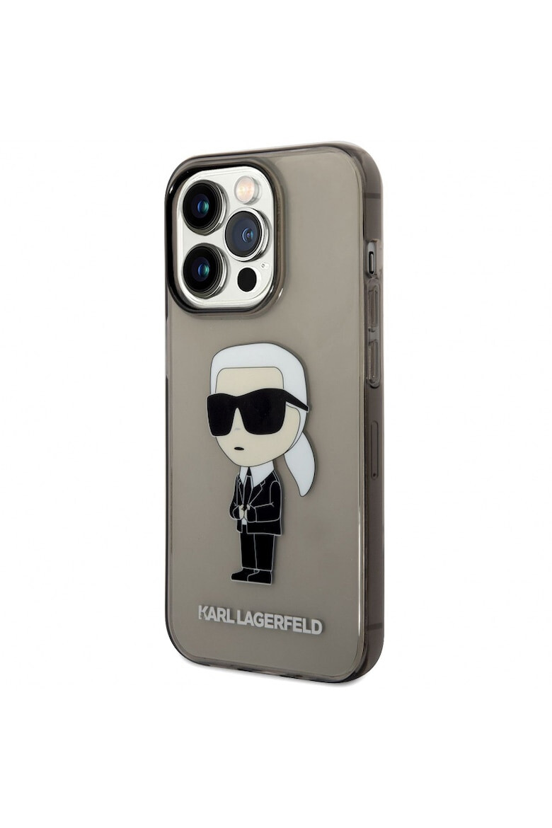 Karl Lagerfeld Калъф IML Ikonik NFT За iPhone 14 Pro Max Черен - Pepit.bg