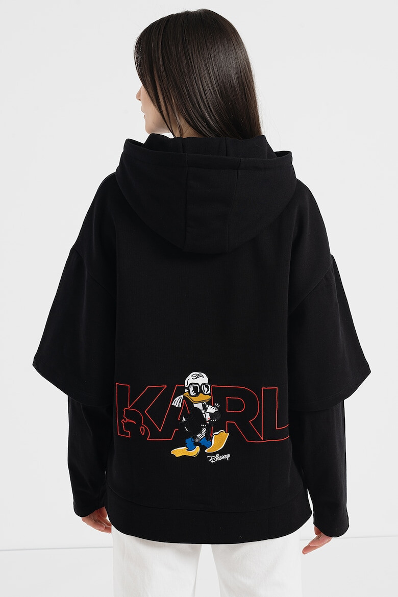 Karl Lagerfeld Худи с шарка на гърба - Pepit.bg