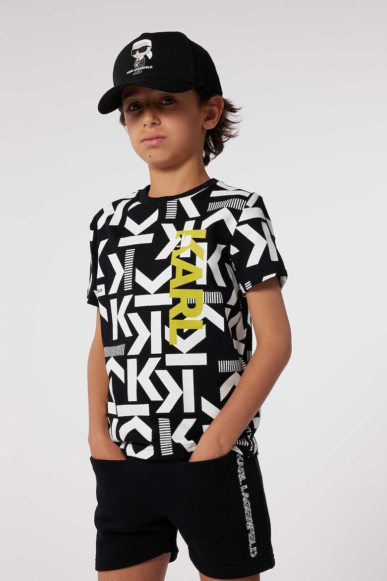 KARL LAGERFELD KIDS Бейзболна шапка с лого - Pepit.bg