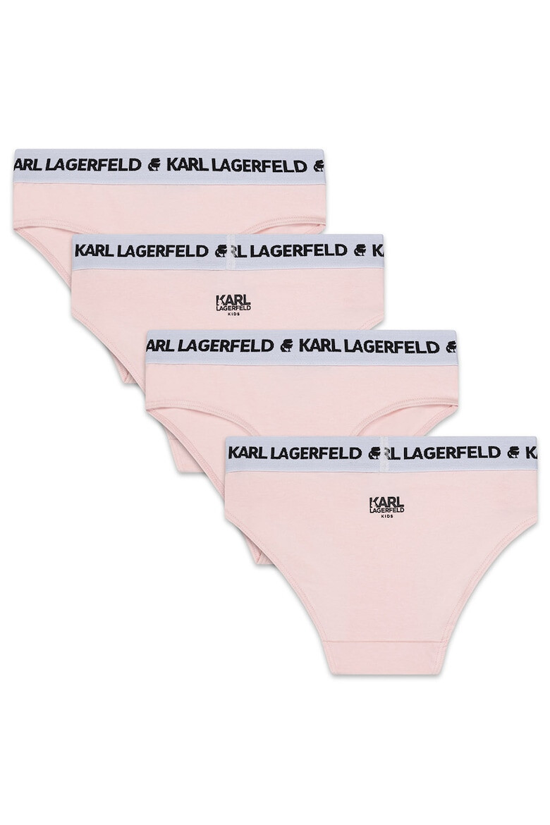 KARL LAGERFELD KIDS Бикини с лого - 2 чифта - Pepit.bg