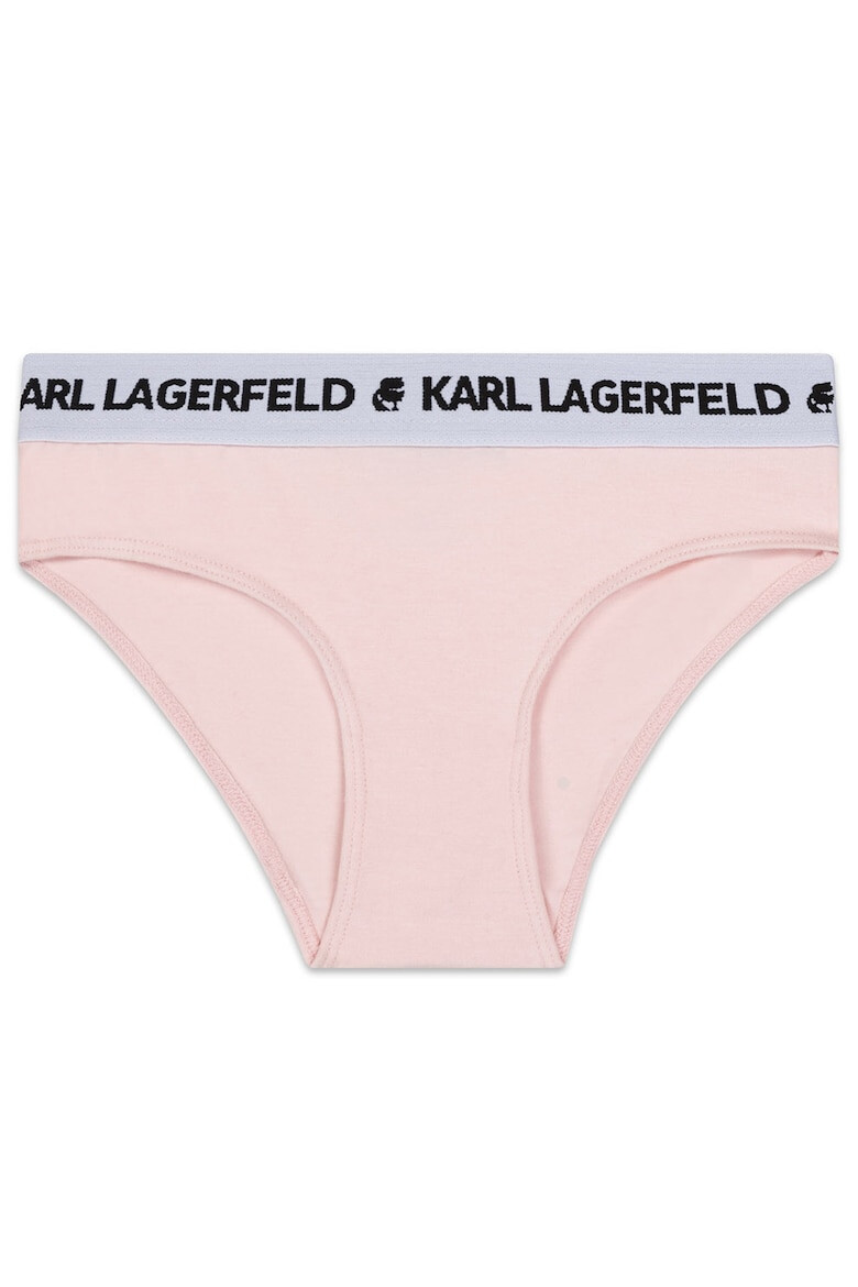 KARL LAGERFELD KIDS Бикини с лого - 2 чифта - Pepit.bg