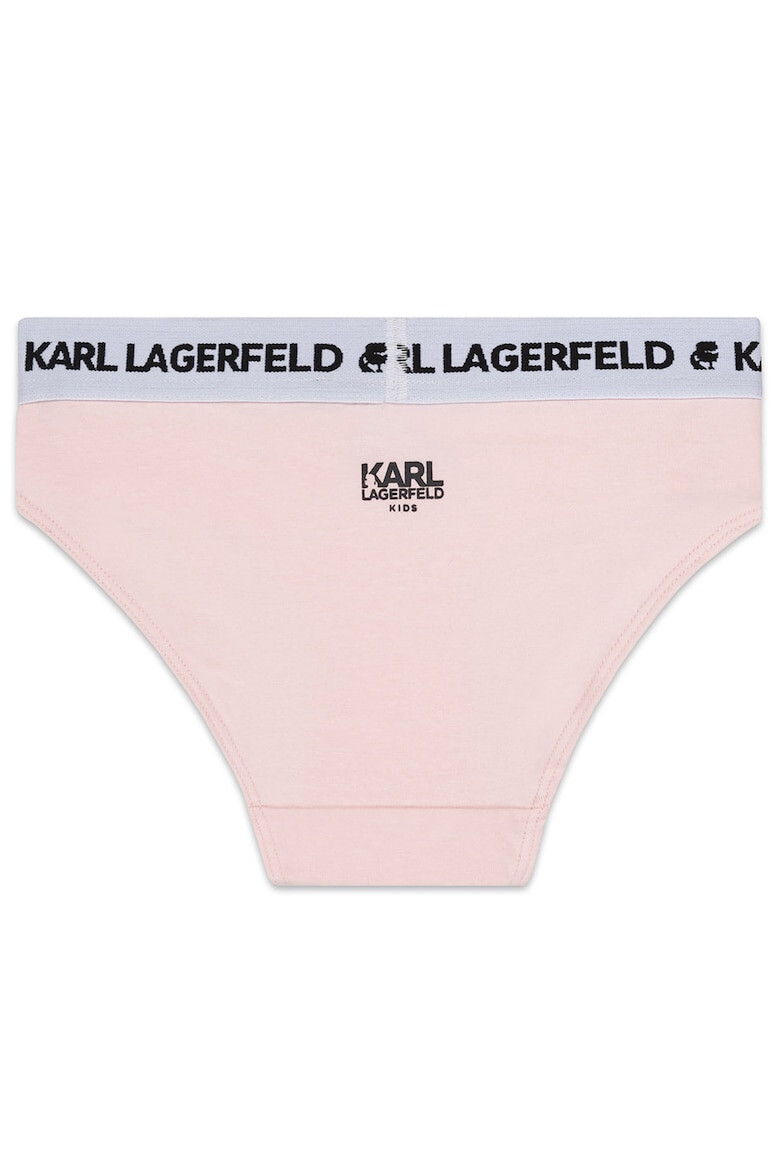 KARL LAGERFELD KIDS Бикини с лого - 2 чифта - Pepit.bg